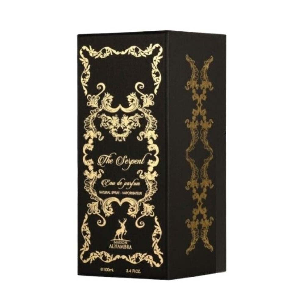 THE SERPENT BY MAISON ALHAMBRA EAU DE PARFUM 100ML 3.4 FL.OZ. UNISEX FRAGRANCE THE SERPENT BY MAISON ALHAMBRA EAU DE PARFUM 100ML 3.4 FL.OZ. UNISEX FRAGRANCE