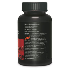 Himalaya Shilajit, 100% Pure Himalayan Shilajit, Enhances Stamina, Energy & Power | Supports Healthy Testosterone Levels | 60 Capsules (Pack Of 5)