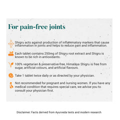 Himalaya Wellness Pure Herbs Shigru Bone & Joint Wellness Tablet | 60 Tablets (Pack of 5)