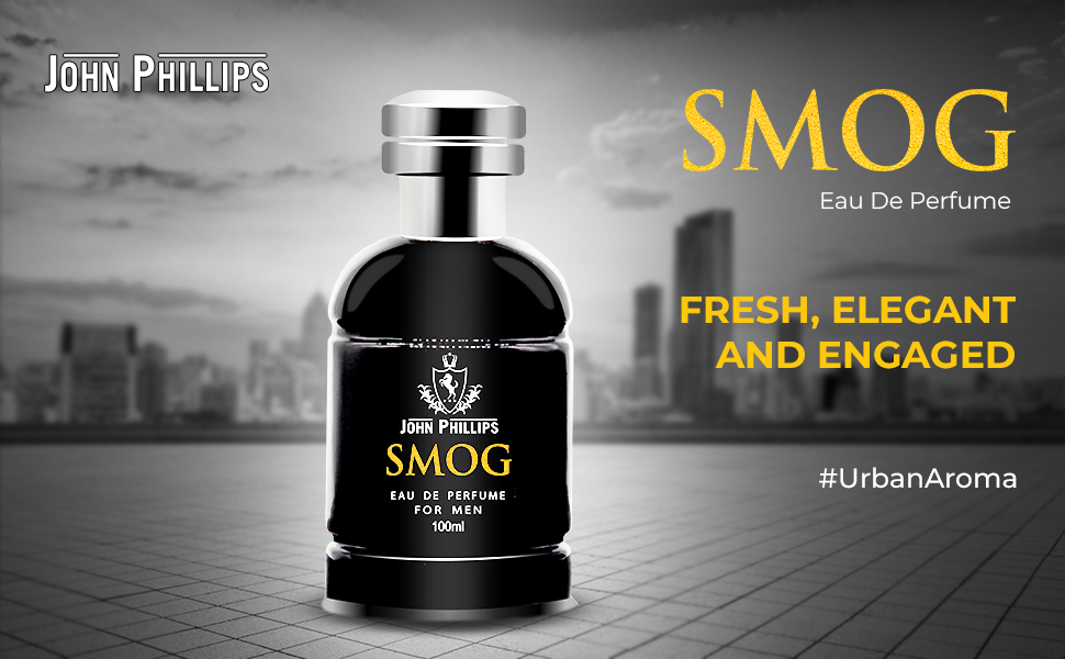 John Phillips Smog Eau De Parfum 100ml 3.4 Fl.oz. & Dark Code Eau De Parfum 60ml 2 Fl.oz. | Combo Of 2 For Unisex John Phillips Smog Eau De Parfum 100ml 3.4 Fl.oz. & Dark Code Eau De Parfum 60ml 2 Fl.oz. | Combo Of 2 For Unisex