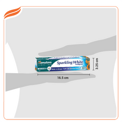 Himalaya Sparkling White Toothpaste, No Chemical Bleach | 80gm