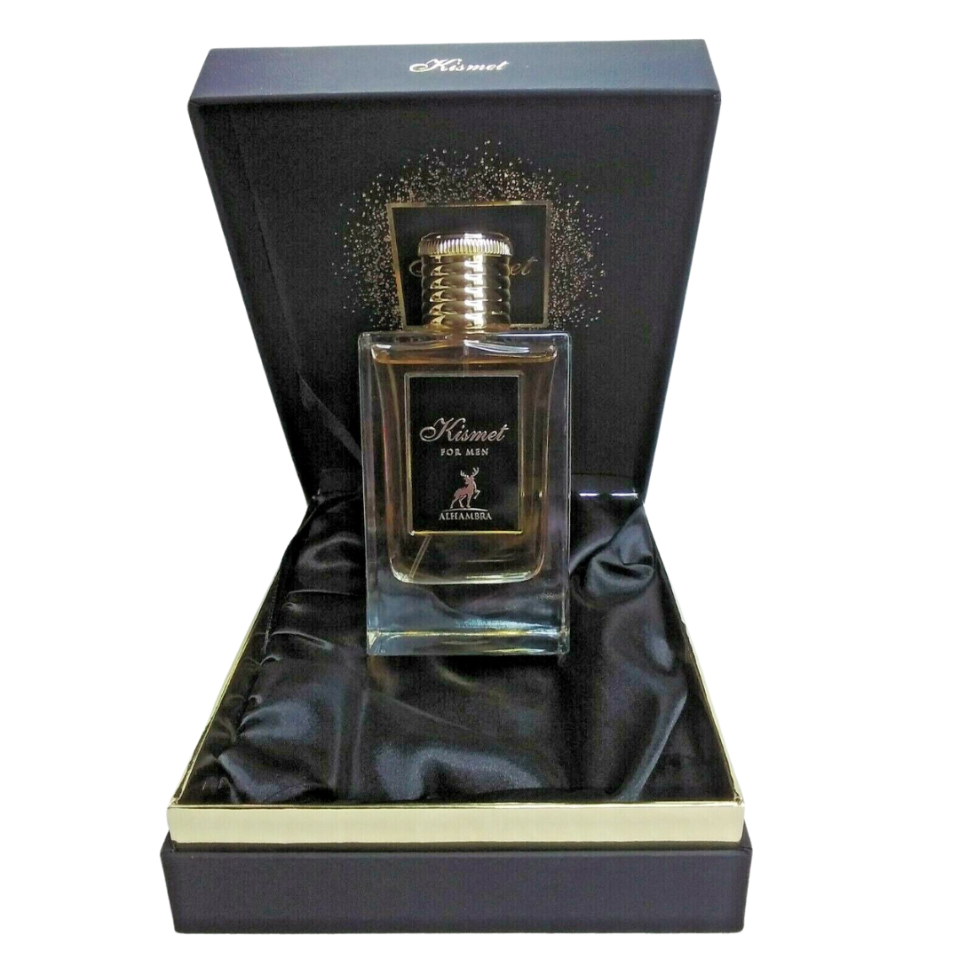 KISMET FOR MEN BY MAISON ALHAMBRA EAU DE PARFUM 100ML 3.4FL.OZ. KISMET FOR MEN BY MAISON ALHAMBRA EAU DE PARFUM 100ML 3.4FL.OZ.