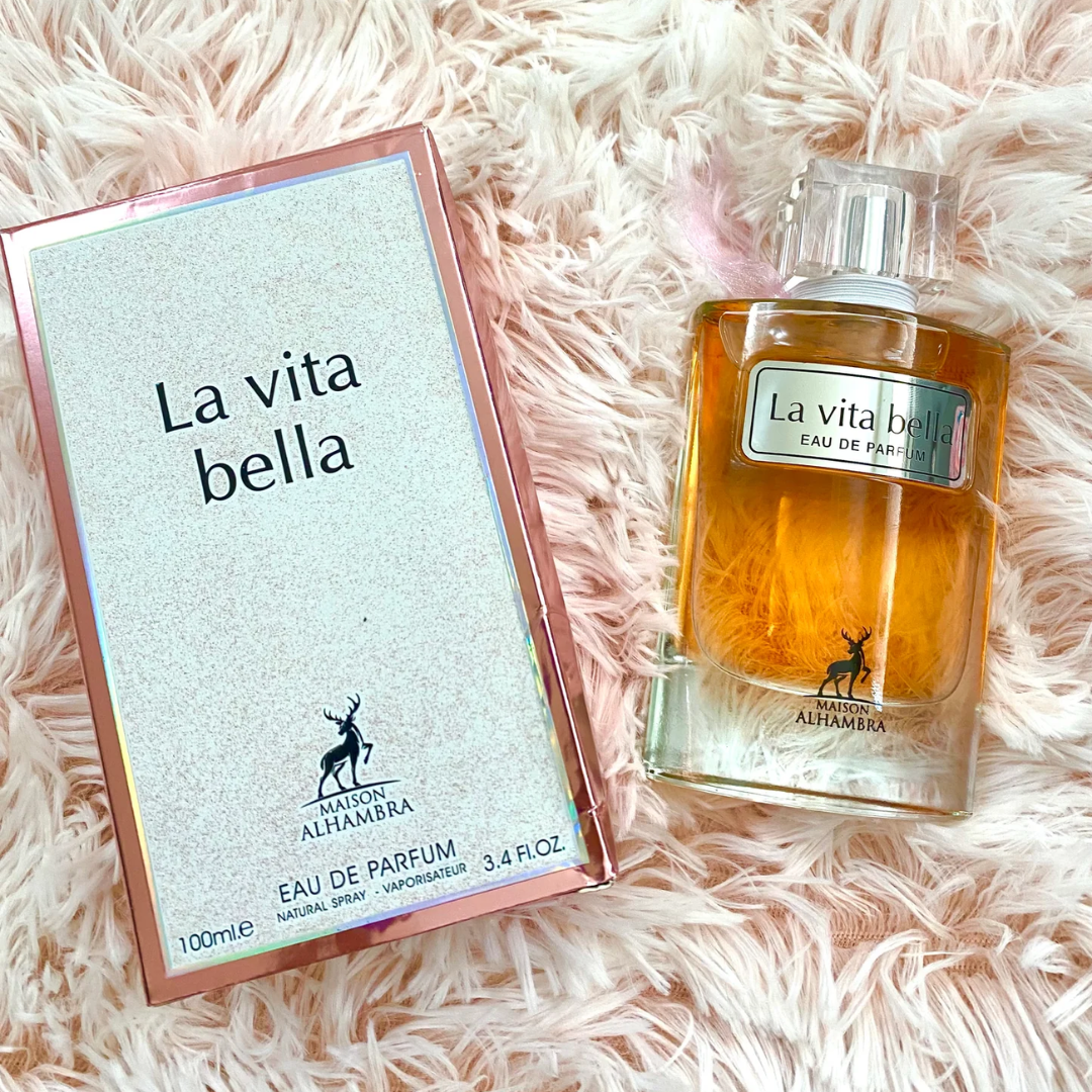 LA VITA BELLA BY MAISON ALHAMBRA EAU DE PARFUM 100 ML 3.4 FL.OZ. FOR WOMEN LA VITA BELLA BY MAISON ALHAMBRA EAU DE PARFUM 100 ML 3.4 FL.OZ. FOR WOMEN