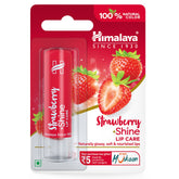Himalaya Herbals Naturally Glossy Strawberry Shine Lip Care | 4.5gm