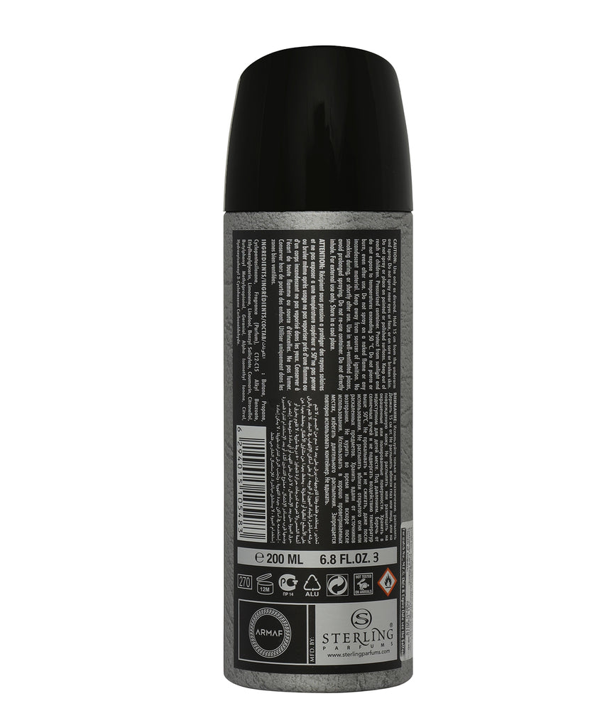 Armaf The Warrior Perfume Body Spray 200ml 6.7 Fl.oz. Daily Wear Deo For Men | Long Lasting | Alcohol Free Armaf The Warrior Perfume Body Spray 200ml 6.7 Fl.oz. Daily Wear Deo For Men | Long Lasting | Alcohol Free