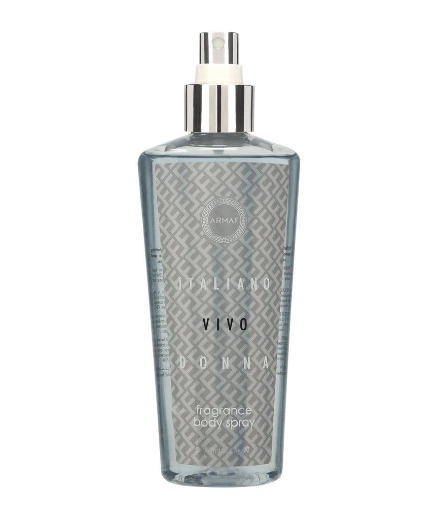 Armaf Italiano Vivo Donna Fragrance Body Spray 250ml 8.4 Fl.oz. For Men & Women | Long Lasting | Alcohol Free Armaf Italiano Vivo Donna Fragrance Body Spray 250ml 8.4 Fl.oz. For Men & Women | Long Lasting | Alcohol Free