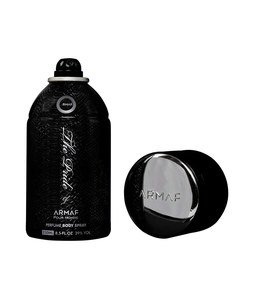 Armaf The Pride Of Armaf Pour Homme Black Perfume Body Spray 250ml 8.5 Fl.oz. Daily Wear Deo For Men | Long Lasting Armaf The Pride Of Armaf Pour Homme Black Perfume Body Spray 250ml 8.5 Fl.oz. Daily Wear Deo For Men | Long Lasting