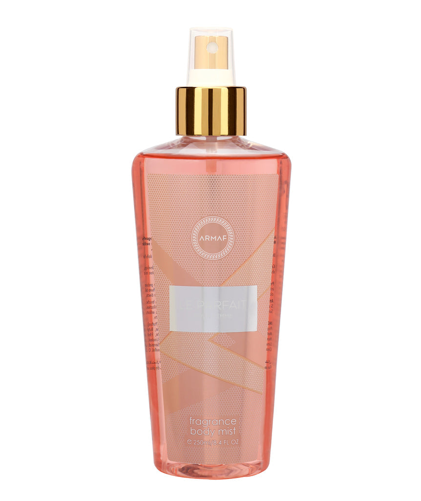 Armaf Le Parfait Pour Femme Fragrance Body Mist 250ml 8.4 Fl.oz. For Women | Long Lasting | Alcohol Free Armaf Le Parfait Pour Femme Fragrance Body Mist 250ml 8.4 Fl.oz. For Women | Long Lasting | Alcohol Free