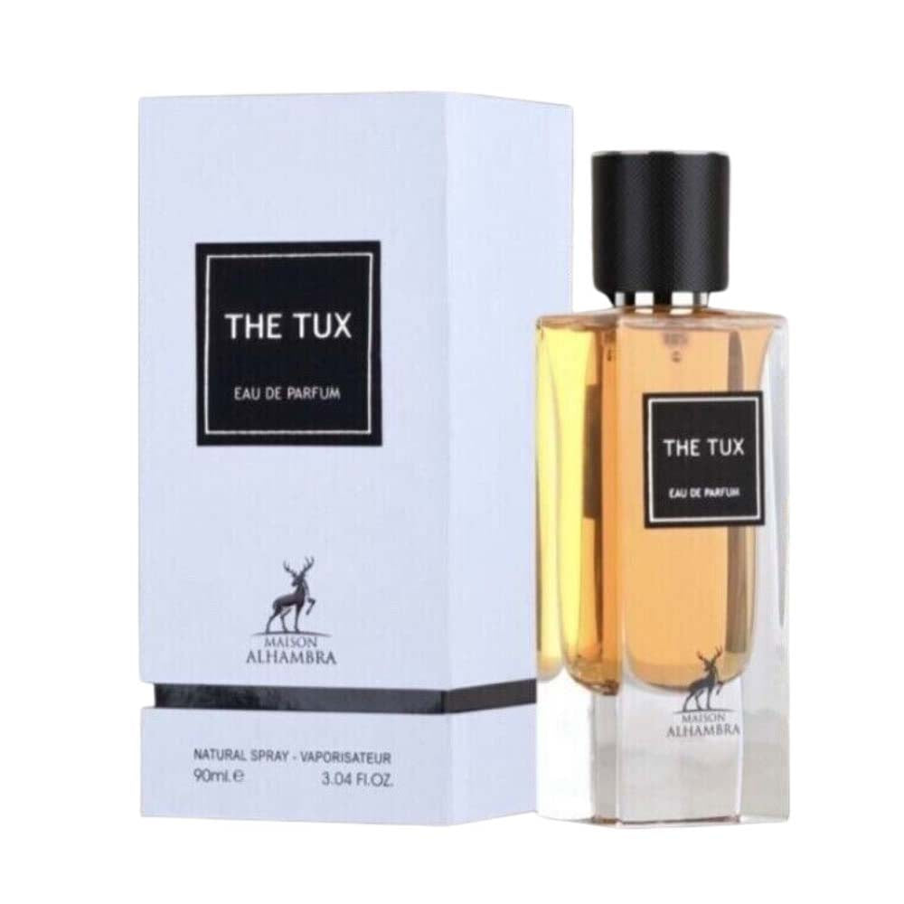 THE TUX BY MAISON ALHAMBRA EAU DE PARFUM FOR MEN & WOMEN 90ML 3 FL.OZ. THE TUX BY MAISON ALHAMBRA EAU DE PARFUM FOR MEN & WOMEN 90ML 3 FL.OZ.