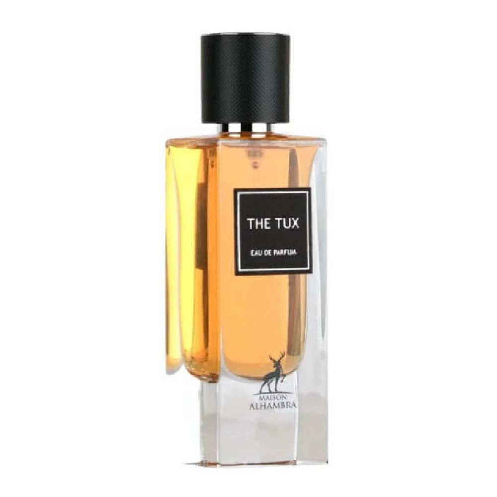 THE TUX BY MAISON ALHAMBRA EAU DE PARFUM FOR MEN & WOMEN 90ML 3 FL.OZ. THE TUX BY MAISON ALHAMBRA EAU DE PARFUM FOR MEN & WOMEN 90ML 3 FL.OZ.