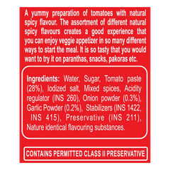 Patanjali Tomato Ketchup W. Onion Garlic 450gm