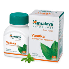 Himalaya Wellness Pure Herbs Vasaka Respiratory Wellness Tablet | 60 Tablets (Pack Of 5)