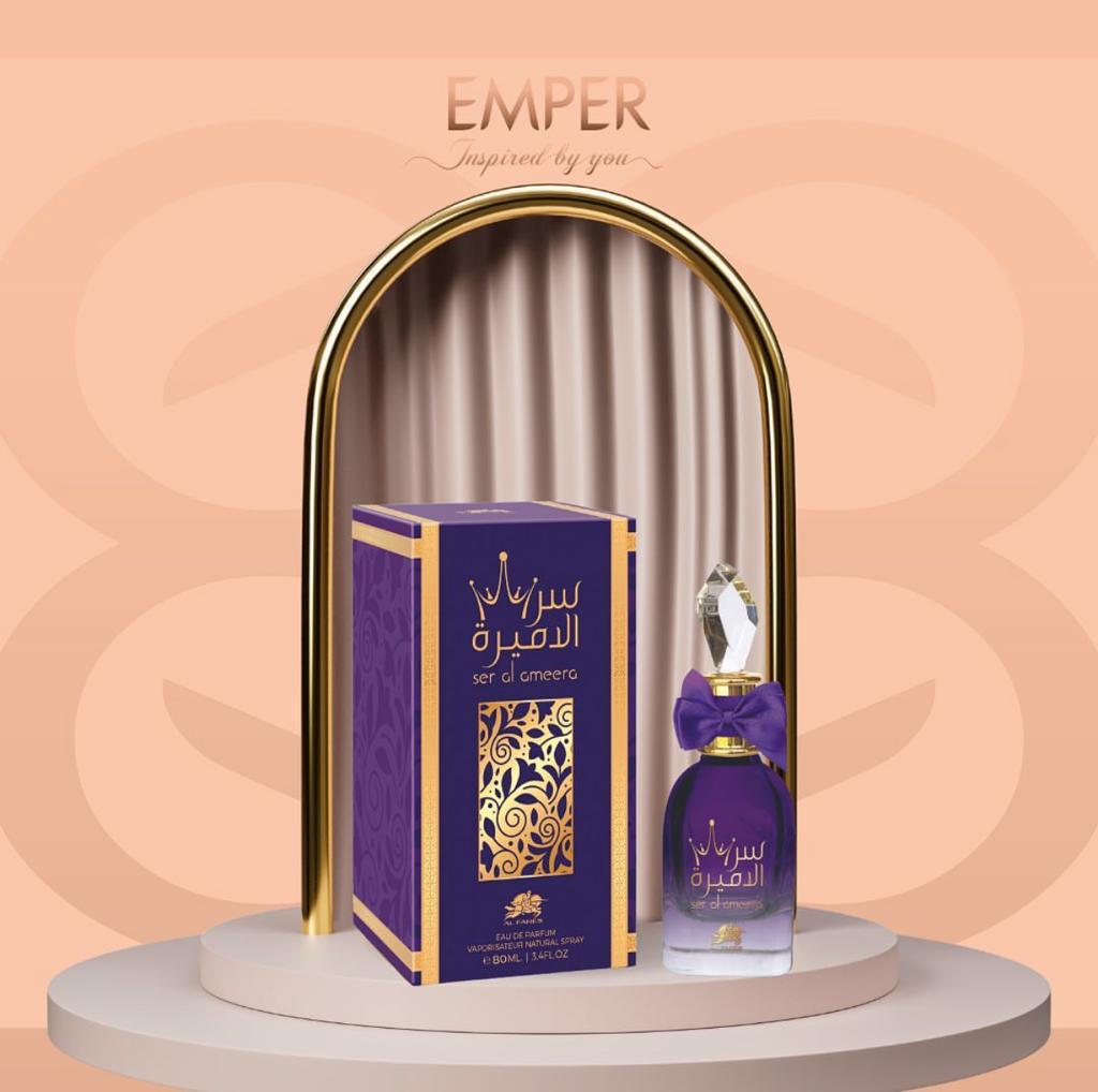 Emper Ser Al Ameera By Al Fares Eau De Parfum 100ml 3.4 Fl.oz. |  Long Lasting | For Men & Women Emper Ser Al Ameera By Al Fares Eau De Parfum 100ml 3.4 Fl.oz. |  Long Lasting | For Men & Women