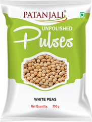 Patanjali Unpolished White Peas 500gm