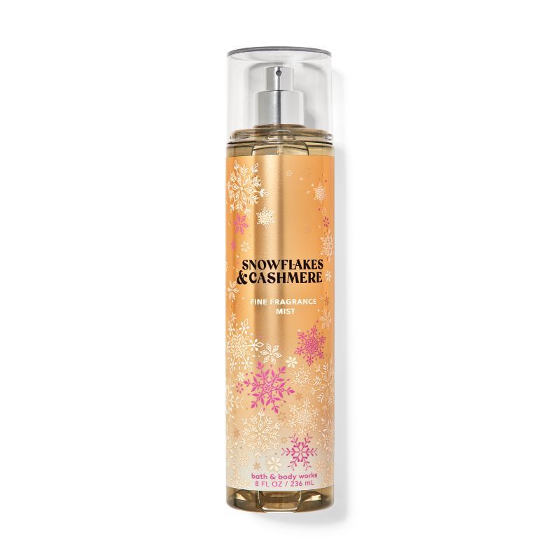 BATH & BODY WORKS SNOWFLAKES & CASHMERE FINE FRAGRANCE MIST 236ML 8 FL.OZ. BATH & BODY WORKS SNOWFLAKES & CASHMERE FINE FRAGRANCE MIST 236ML 8 FL.OZ.