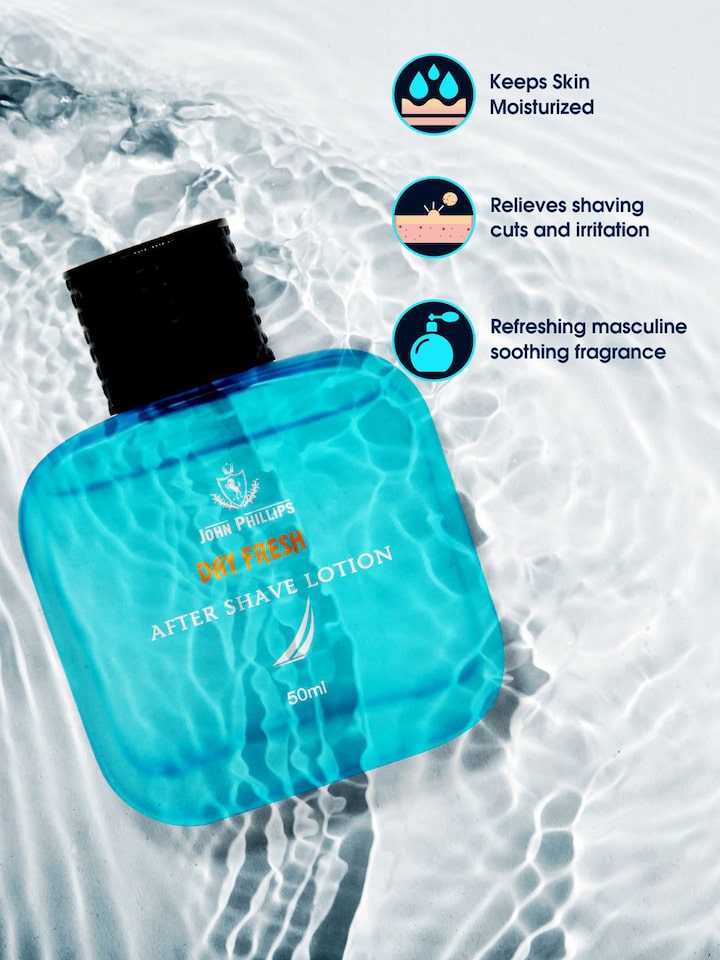 John Phillips Bon Voyage Eau De French Perfume 100ml 3.4 Fl.oz. & Day Fresh After Shave Lotion 50ml 1.6 Fl.oz. | For Men John Phillips Bon Voyage Eau De French Perfume 100ml 3.4 Fl.oz. & Day Fresh After Shave Lotion 50ml 1.6 Fl.oz. | For Men
