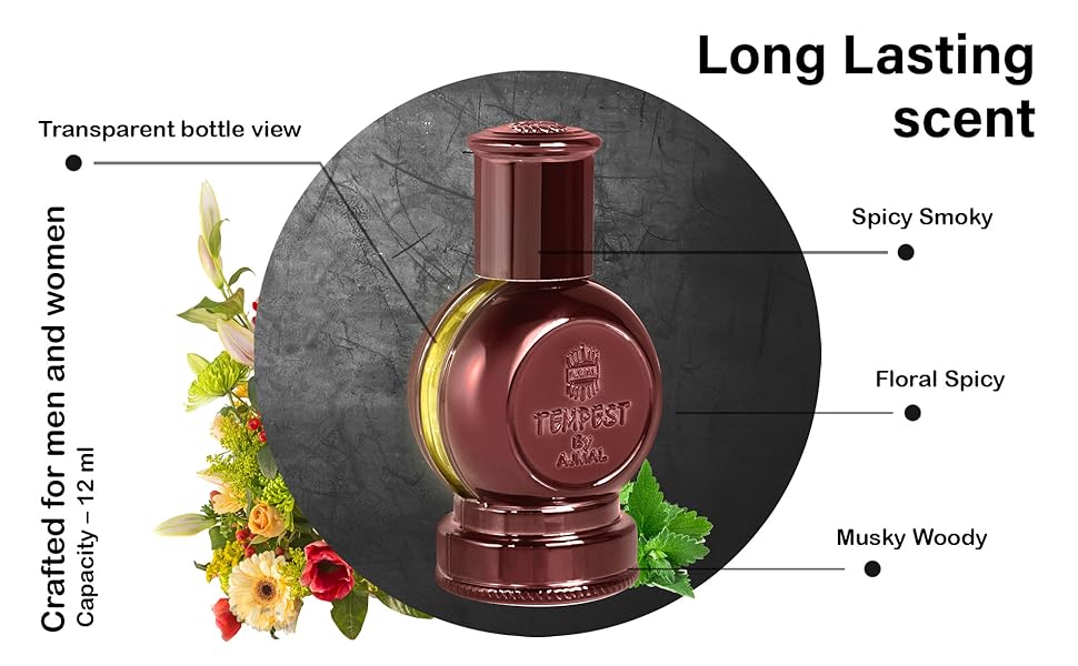 Ajmal Aura Concentrated Perfume Oil Floral Fruity Alcohol-free Attar 10ml 0.3 Fl.oz. & Tempest Concentrated Perfume Oil Floral Alcohol-free Attar 12ml 0.4 Fl.oz. For Unisex Ajmal Aura Concentrated Perfume Oil Floral Fruity Alcohol-free Attar 10ml 0.3 Fl.oz. & Tempest Concentrated Perfume Oil Floral Alcohol-free Attar 12ml 0.4 Fl.oz. For Unisex