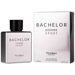 Pendora Scents Bachelor Homme Sport Eau De Parfum 100ml 3.4 Fl.oz. Masculine Fragrance | Long Lasting