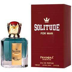 Pendora Scents Solitude For Man Eau De Parfum 100ml 3.4 Fl.oz. Perfect Gift For Husband | Party Wear