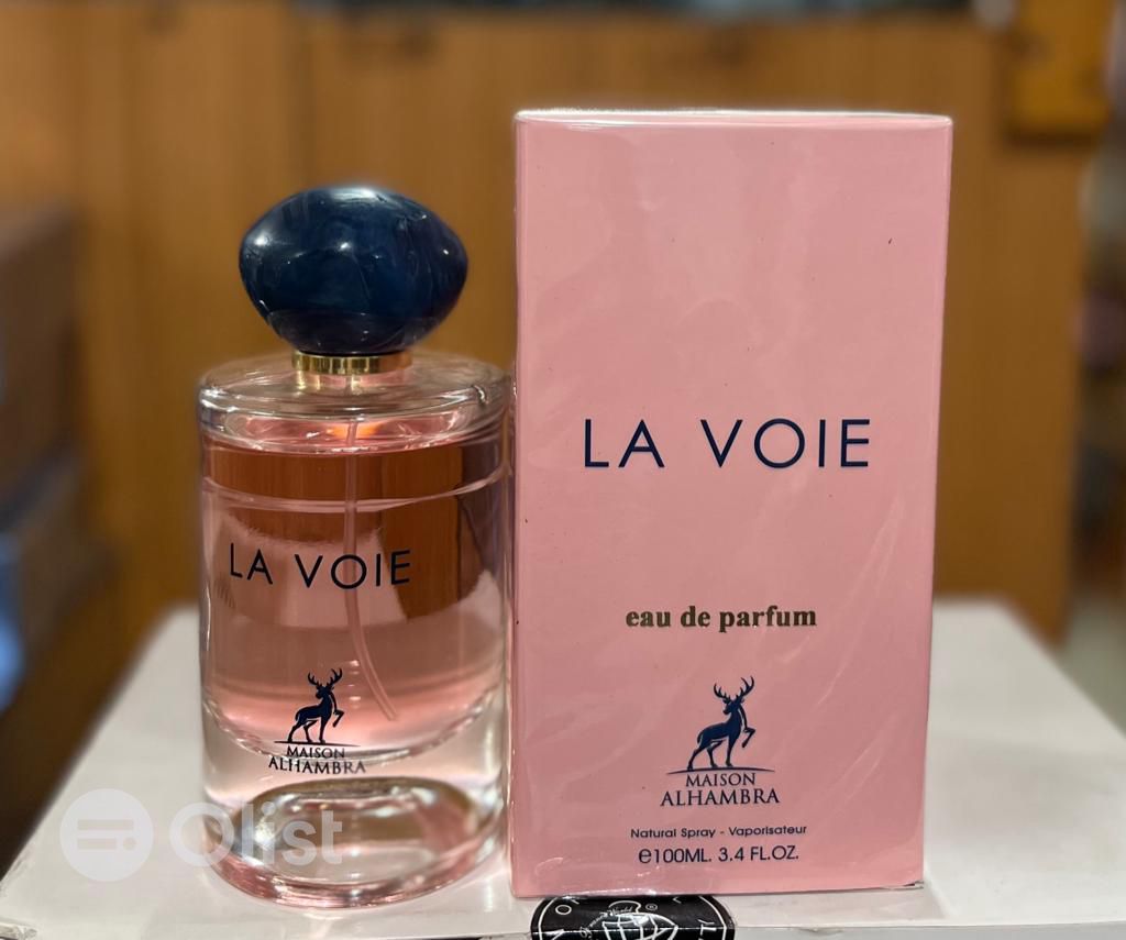 LA VOIE BY MAISON ALHAMBRA EAU DE PARFUM FOR WOMEN 100ML 3.4 FL.OZ. LA VOIE BY MAISON ALHAMBRA EAU DE PARFUM FOR WOMEN 100ML 3.4 FL.OZ.