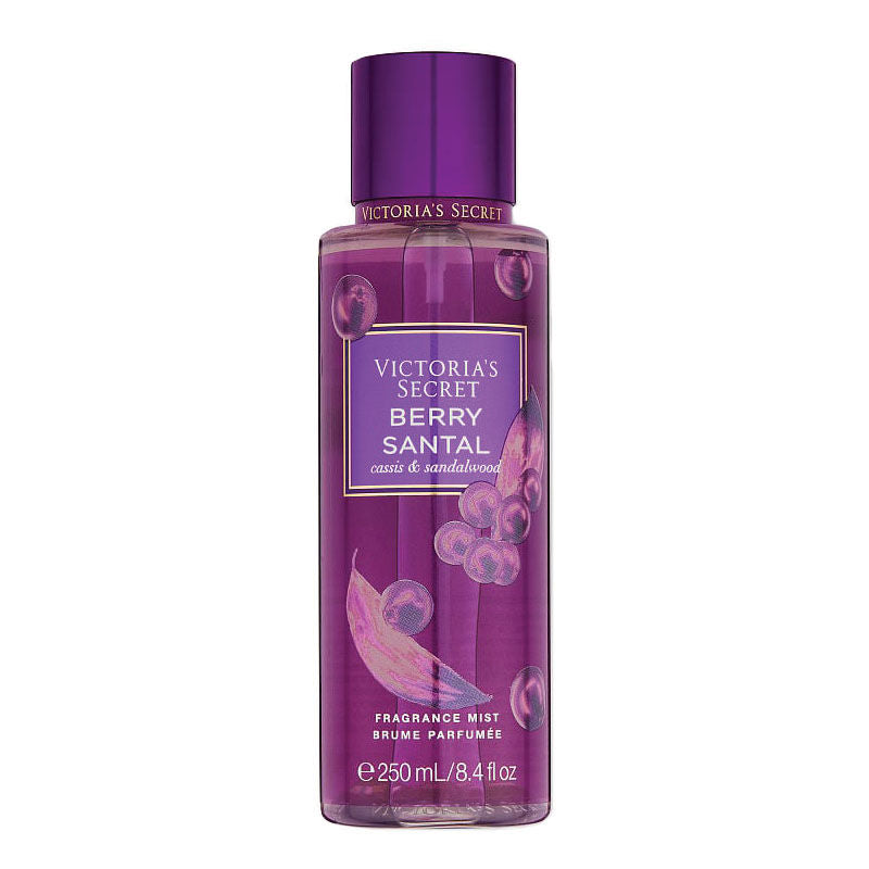 VICTORIA'S SECRET BERRY SANTAL FRAGRANCE MIST 250ML 8.4 FL.OZ. WITH CASSIS & SANDALWOOD VICTORIA'S SECRET BERRY SANTAL FRAGRANCE MIST 250ML 8.4 FL.OZ. WITH CASSIS & SANDALWOOD