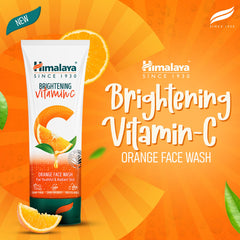 Himalaya Brightening Vitamin C Orange Face Wash, For Youthful & Radiant Skin | 100ml