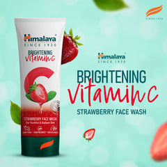 Himalaya Brightening Vitamin C Strawberry Face Wash, Helps Boost The Skin’s Natural Radiance | 100ml