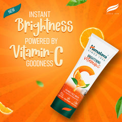 Himalaya Brightening Vitamin C Orange Face Wash, For Youthful & Radiant Skin | 100ml