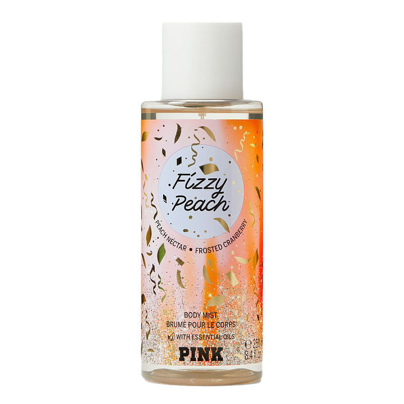 VICTORIA'S SECRET PINK FIZZY PEACH BODY MIST 250ML 8.4 FL.OZ. WOMEN FRAGRANCE VICTORIA'S SECRET PINK FIZZY PEACH BODY MIST 250ML 8.4 FL.OZ. WOMEN FRAGRANCE