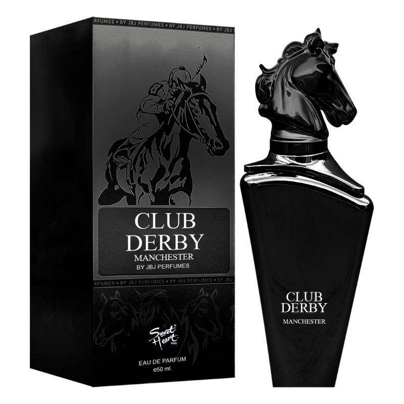 Sweet Heart Club Derby Black Perfume For Men And Women 50ml 1.6 Fl.oz. Sweet Heart Club Derby Black Perfume For Men And Women 50ml 1.6 Fl.oz.