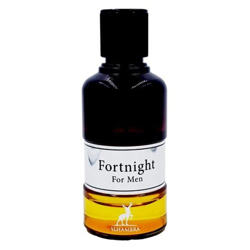 FORTNIGHT FOR MEN BY MAISON ALHAMBRA EAU DE PARFUM 100ML 3.4 FL.OZ. FORTNIGHT FOR MEN BY MAISON ALHAMBRA EAU DE PARFUM 100ML 3.4 FL.OZ.