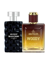 John Phillips Black Cherry & Woody Long Lasting Eau De Parfum 100 Ml Each Pack Of 2 | For Men & Women