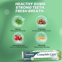 Himalaya Complete Care Toothpaste, Healthy Gums, Strong Teeth & Fresh Breath | 40gm