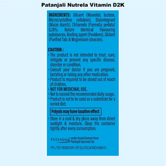 Patanjali Combo Patanjali Nutrela Vitamin D2k, B12 (60n+30),18.5gm