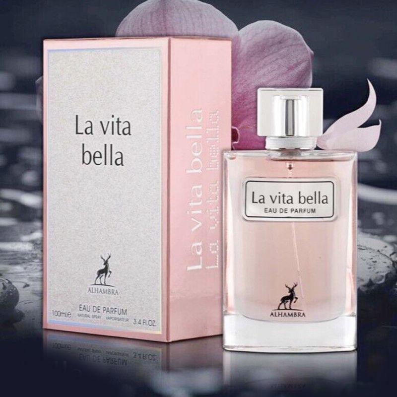 LA VITA BELLA BY MAISON ALHAMBRA EAU DE PARFUM 100 ML 3.4 FL.OZ. FOR WOMEN LA VITA BELLA BY MAISON ALHAMBRA EAU DE PARFUM 100 ML 3.4 FL.OZ. FOR WOMEN