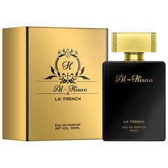 La French Al Hisan Eau De Parfum 100ml 3.4 Fl.oz. | Long Lasting Unisex Oud Perfume