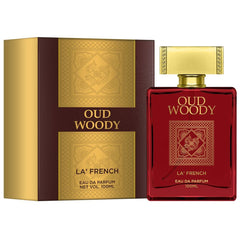 La French Oud Woody Eau De Parfum 100ml 3.4 Fl.oz. | Long Lasting | Unisex Fragrance