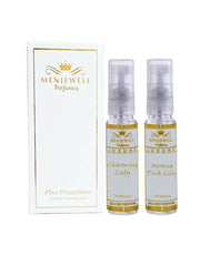 Menjewell Charming Lady + Mirana Pink Lily Women Eau De Parfum 10ml 0.3 Fl.oz. Each Pack Of 2 | Long Lasting