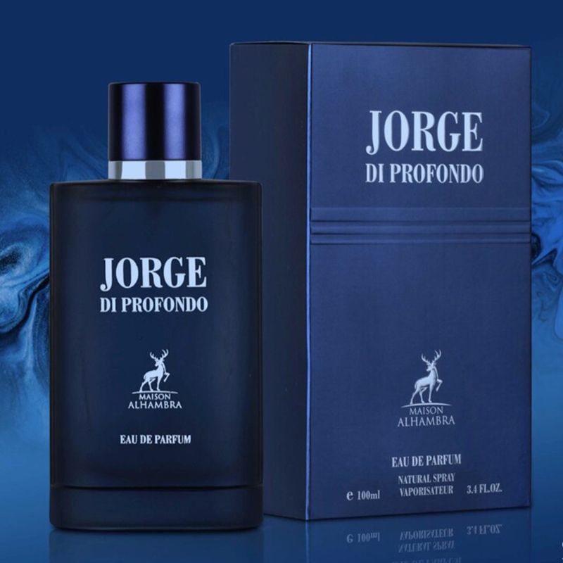 JORGE DI PROFONDO BY MAISON ALHAMBRA EAU DE PARFUM 100ML 3.4 FL.OZ. FOR MEN JORGE DI PROFONDO BY MAISON ALHAMBRA EAU DE PARFUM 100ML 3.4 FL.OZ. FOR MEN