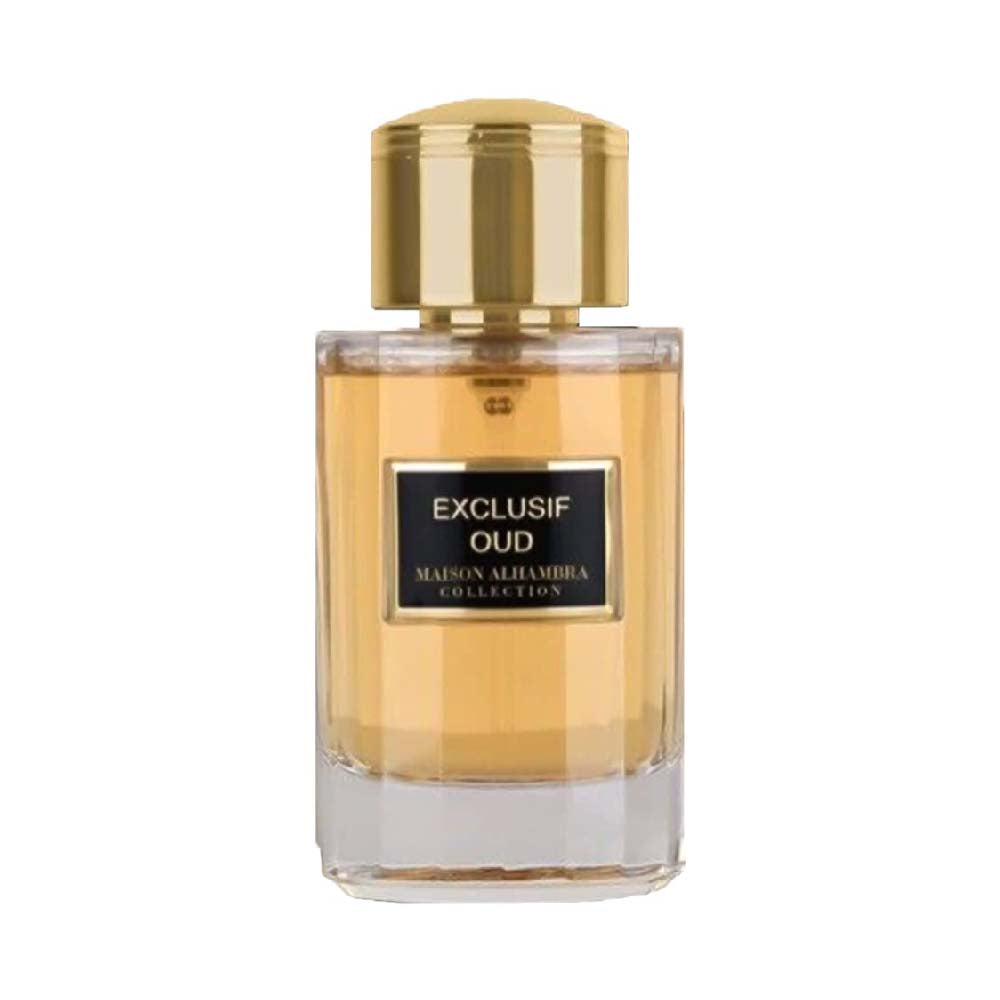 EXCLUSIF OUD BY MAISON ALHAMBRA EAU DE PARFUM FOR MEN & WOMEN 100ML 3.4 FL.OZ. EXCLUSIF OUD BY MAISON ALHAMBRA EAU DE PARFUM FOR MEN & WOMEN 100ML 3.4 FL.OZ.