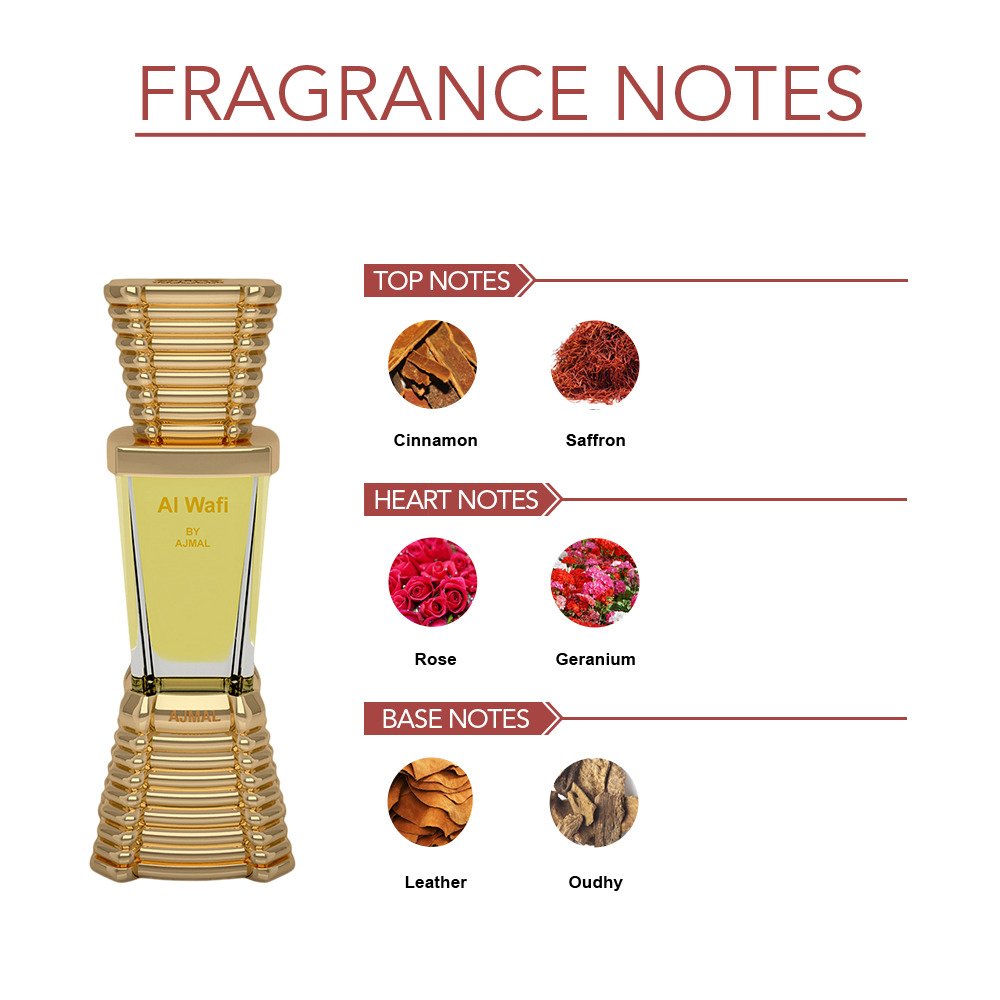 Ajmal Al Wafi Concentrated Perfume Oil 10ml 0.3 Fl.oz. Attar For Men & Women | Alcohol Free Ajmal Al Wafi Concentrated Perfume Oil 10ml 0.3 Fl.oz. Attar For Men & Women | Alcohol Free