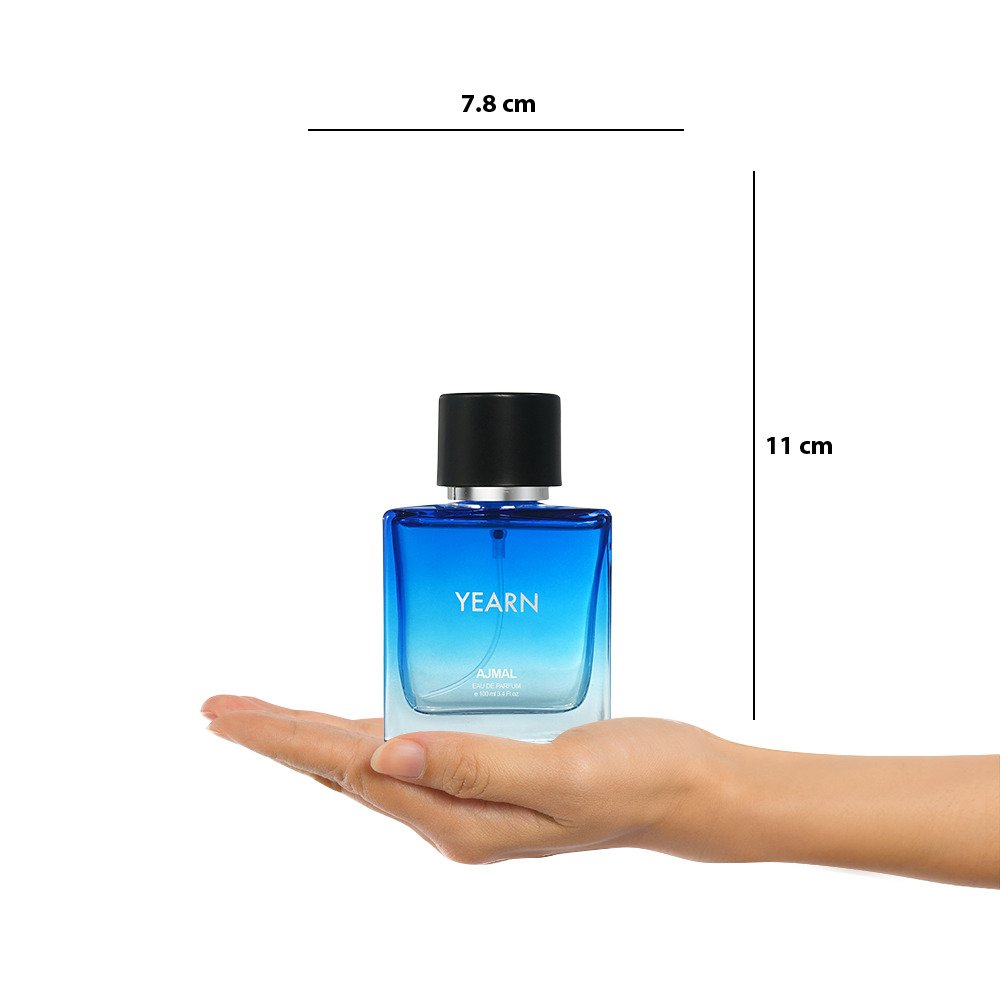 Ajmal Yearn Eau De Parfum 100ml 3.4 Fl.oz. Party Wear Gift For Men | Long Lasting Ajmal Yearn Eau De Parfum 100ml 3.4 Fl.oz. Party Wear Gift For Men | Long Lasting