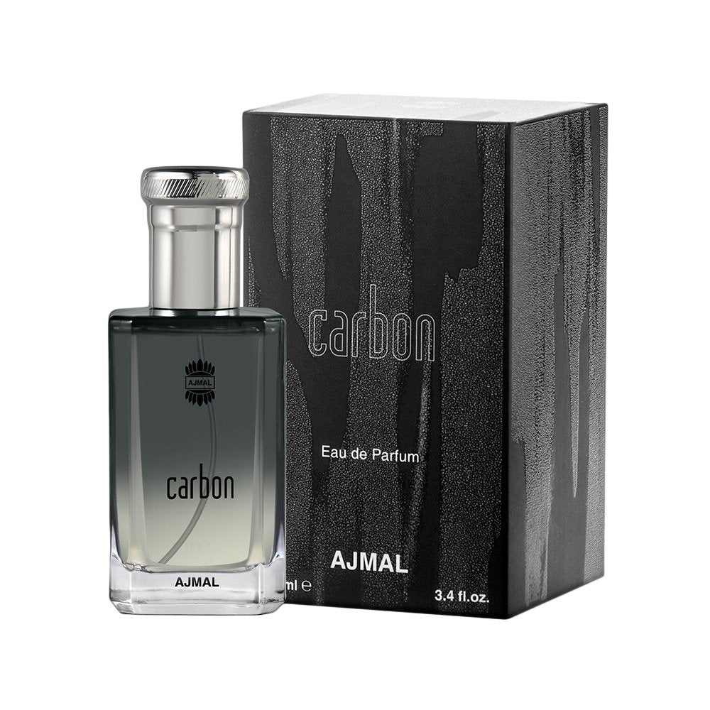 Ajmal Carbon Eau De Parfum 100ml 3.4 Fl.oz. Long Lasting Scent Spray | Gift For Men Ajmal Carbon Eau De Parfum 100ml 3.4 Fl.oz. Long Lasting Scent Spray | Gift For Men