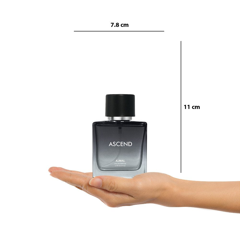 Ajmal Ascend Eau De Parfum 100ml 3.4 Fl.oz. Office Wear Gift For Men & Women | Long Lasting Ajmal Ascend Eau De Parfum 100ml 3.4 Fl.oz. Office Wear Gift For Men & Women | Long Lasting