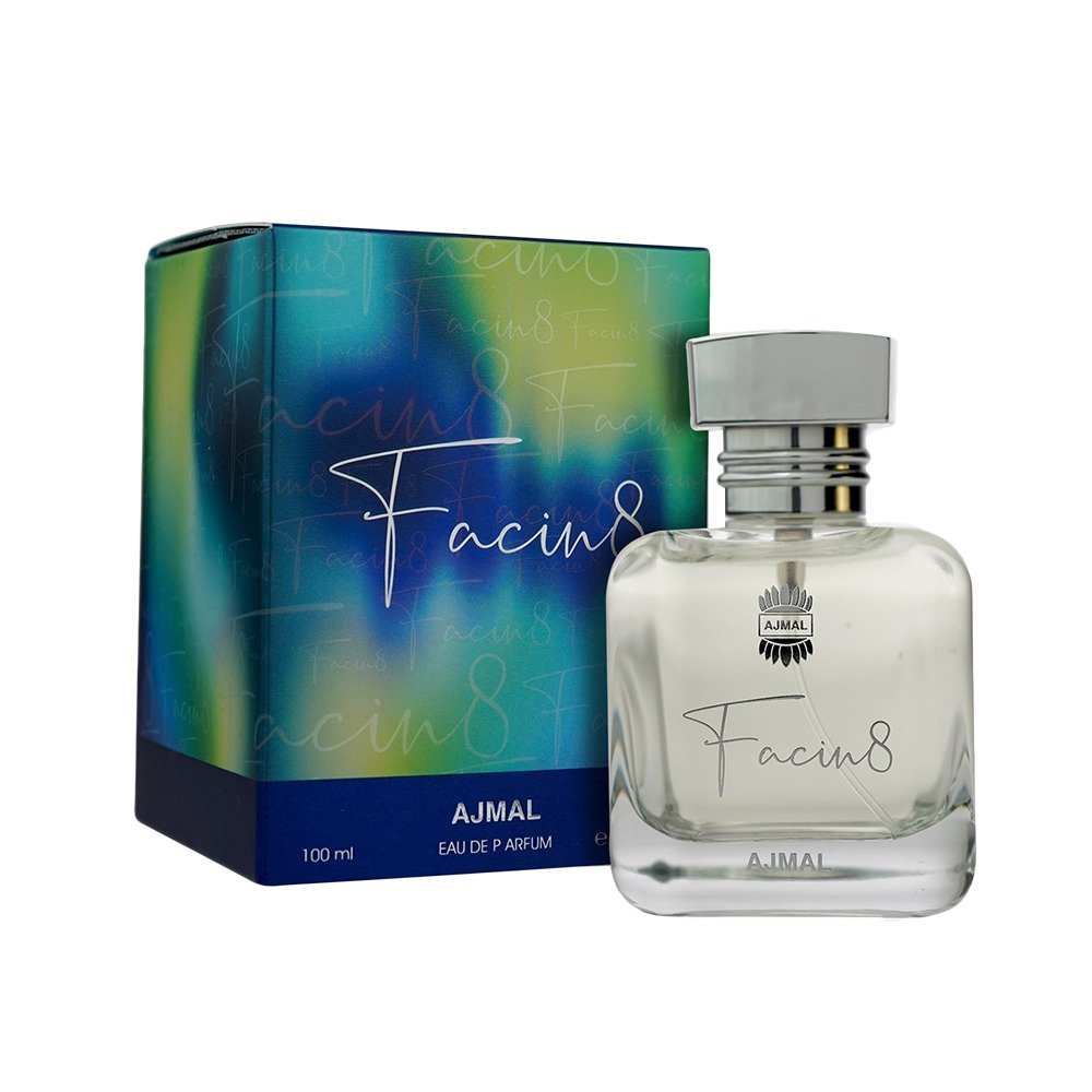 Ajmal Facin8 Eau De Parfum 100ml 3.4 Fl.oz. Long Lasting Spray | Gift For Husband Ajmal Facin8 Eau De Parfum 100ml 3.4 Fl.oz. Long Lasting Spray | Gift For Husband
