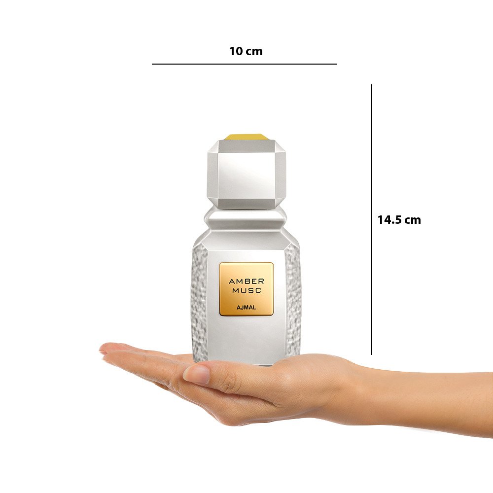 Ajmal Amber Musc Eau De Parfum 100ml 3.4 Fl.oz. Perfume Gift For Men & Women | Long Lasting Ajmal Amber Musc Eau De Parfum 100ml 3.4 Fl.oz. Perfume Gift For Men & Women | Long Lasting