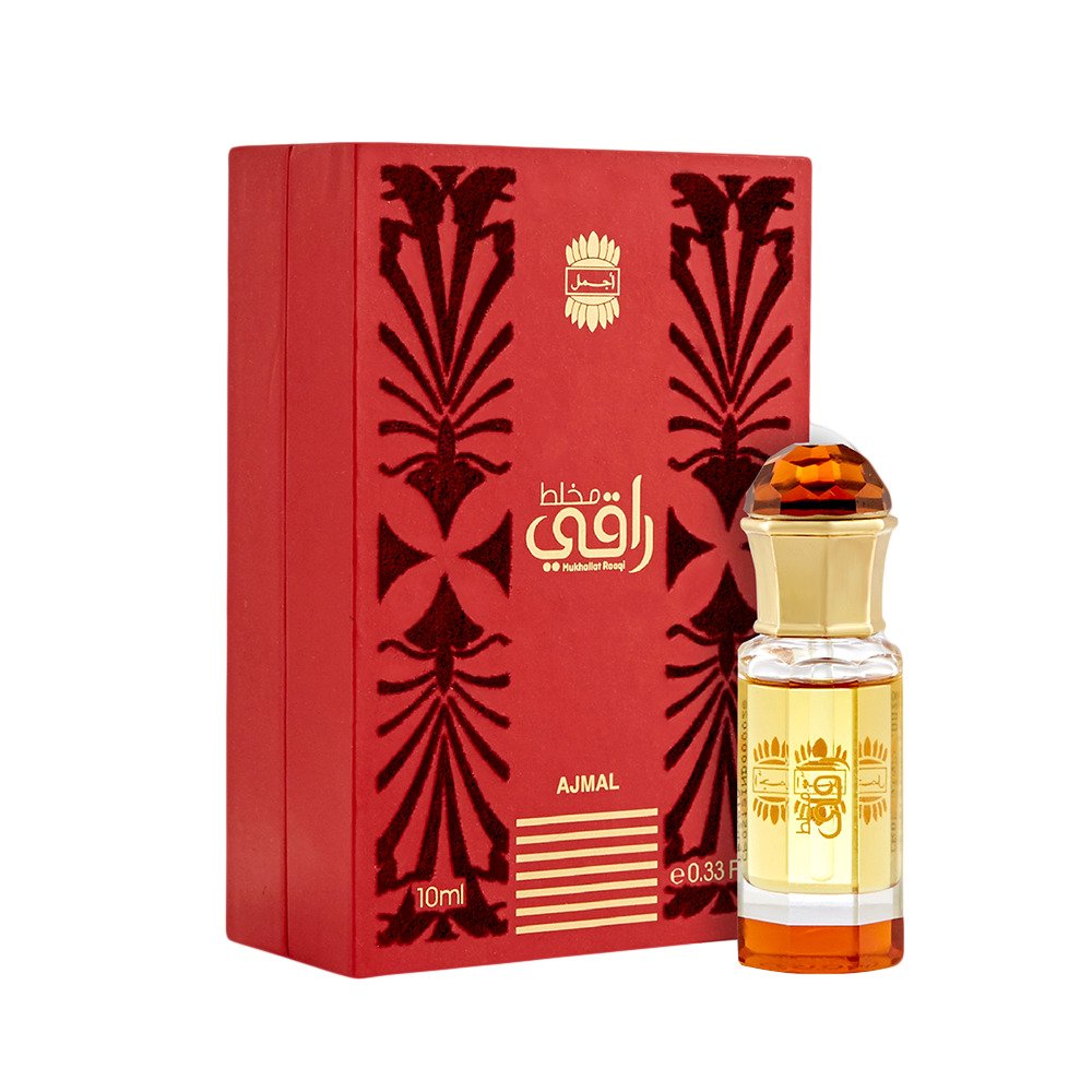 Ajmal Mukhallat Raaqi Concentrated Perfume 10ml 0.3 Fl.oz. For Unisex | Free From Alcohol Ajmal Mukhallat Raaqi Concentrated Perfume 10ml 0.3 Fl.oz. For Unisex | Free From Alcohol