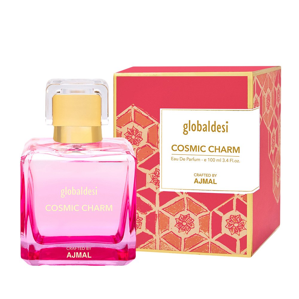 Ajmal Global Desi Cosmic Charm Eau De Parfum 100ml 3.4 Fl.oz. Gift For Women | Long Lasting Spray Ajmal Global Desi Cosmic Charm Eau De Parfum 100ml 3.4 Fl.oz. Gift For Women | Long Lasting Spray
