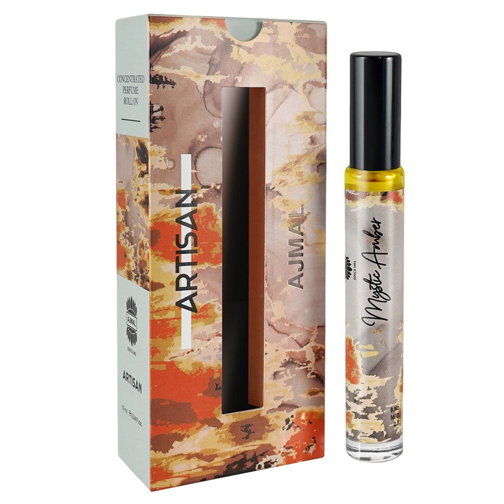 Ajmal Artisan Mystic Amber Concentrated Perfume 10ml 0.3 Fl.oz. Gift For Men & Women | Alcohol Free Ajmal Artisan Mystic Amber Concentrated Perfume 10ml 0.3 Fl.oz. Gift For Men & Women | Alcohol Free