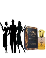 Menjewell Noir For Men Eau De Parfum 50ml 1.6 Fl.oz. Long Lasting | Alcohol Free